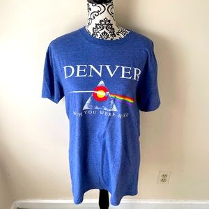 Denver “wish you were here” rainbow t-shirt